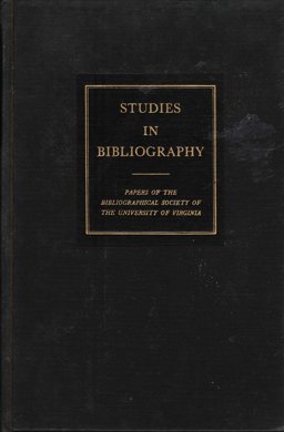 Studies in Bibliography
