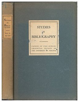 Studies in Bibliography