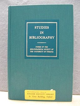 Studies in Bibliography
