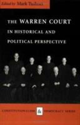 Warren Court in Historical and Political Perspective  9780813916651 Front Cover