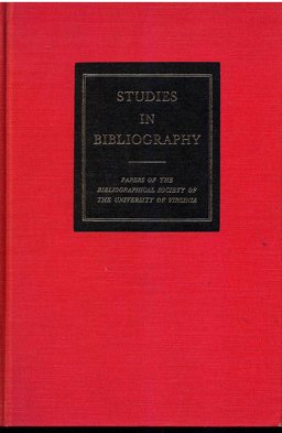 Studies in Bibliography Series
