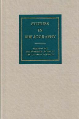 Studies in Bibliography V. 55