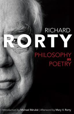 Philosophy As Poetry  9780813939339 Front Cover