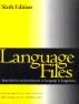 Language Files : Materials for an Introduction to Language and Linguistics 6th 1994 9780814206454 Front Cover
