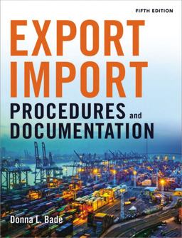 Export/Import Procedures and Documentation 5th 9780814434758 Front Cover