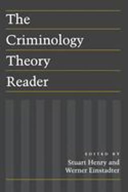 Criminology Theory Reader  9780814735510 Front Cover