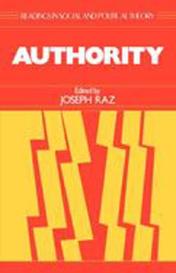 Authority  9780814774151 Front Cover