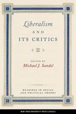 Liberalism and Its Critics  9780814778418 Front Cover