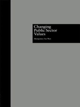 Changing Public Sector Values  9780815320722 Front Cover