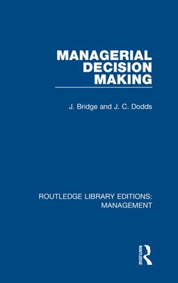 Managerial Decision Making  9780815369325 Front Cover