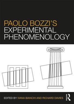Paolo Bozzi's Experimental Phenomenology  9780815378464 Front Cover