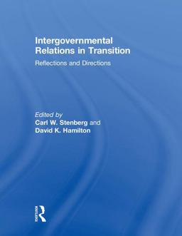 Intergovernmental Relations in Transition Reflections and Directions  9780815396420 Front Cover