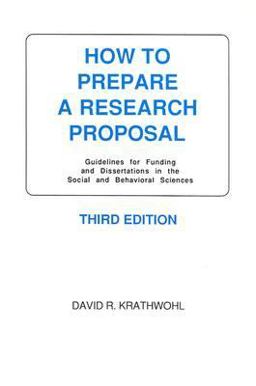 How to Prepare a Research Proposal