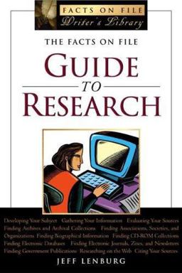 Facts on File Guide to Research  9780816057412 Front Cover