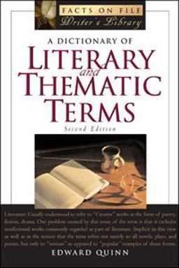 Dictionary of Literary and Thematic Terms 2nd 9780816062447 Front Cover