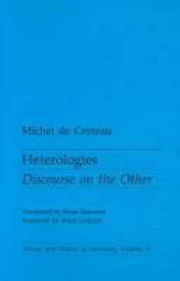 Heterologies Discourse on the Other  9780816614042 Front Cover