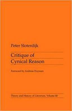 Critique of Cynical Reason  9780816615865 Front Cover