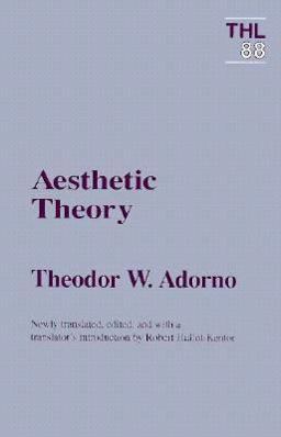 Aesthetic Theory  9780816618002 Front Cover