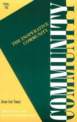 Inoperative Community  9780816619245 Front Cover