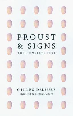 Proust and Signs  9780816632589 Front Cover