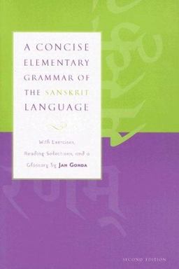 Concise Elementary Grammar of the Sanskrit Language 2nd 9780817352615 Front Cover