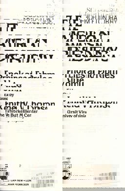 The American Presidency