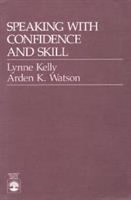 Speaking with Confidence and Skill  9780819172785 Front Cover