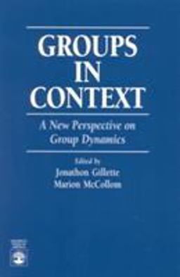 Groups in Context A New Perspective on Group Dynamics  9780819197955 Front Cover