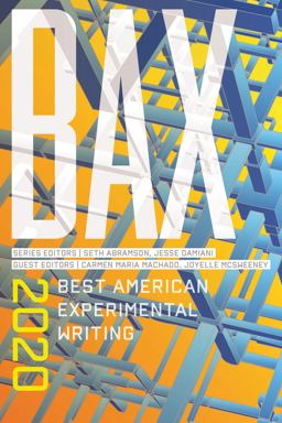 Bax 2020 Best American Experimental Writing  9780819579584 Front Cover