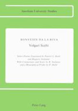 Bonvesin da la Riva, Volgari Scelti Select Poems  9780820404271 Front Cover