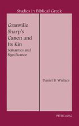 Granville Sharp's Canon and Its Kin