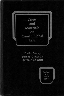 Cases and Materials on Constitutional Law