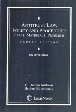 Antitrust Law Policy and Procedure ('02 Suppl) (P)