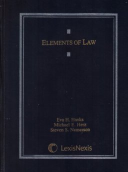 Elements of Law 1994 2nd 9780820563442 Front Cover