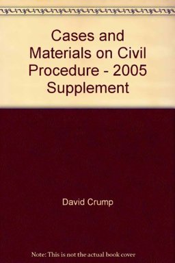 Cases and Materials on Civil Procedure