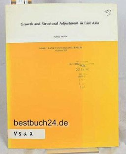 Growth and Structural Adjustment in East Asia