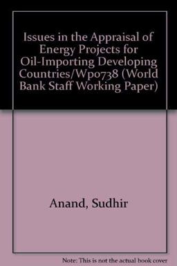 Issues in the Appraisal of Energy Projects for Oil-Importing Developing Countries