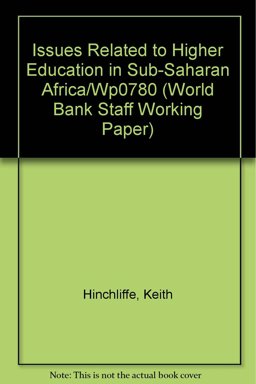Issues Related to Higher Education in Sub-Saharan Africa