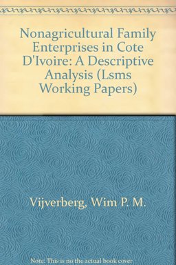 Non-Agricultural Family Enterprises in Cote d'Ivoire