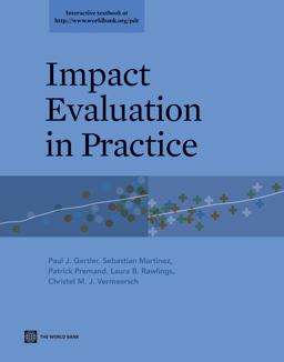 Impact Evaluation in Practice Impact Evaluation in Practice
