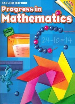 PROGRESS IN MATHEMATICS:GRADE 1st 9780821536025 Front Cover