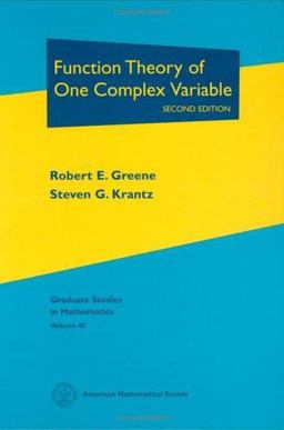 Function Theory of One Complex Variable 2nd 9780821829059 Front Cover