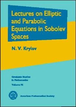 Lectures on Elliptic and Parabolic Equations in Sobolev Spaces  9780821846841 Front Cover