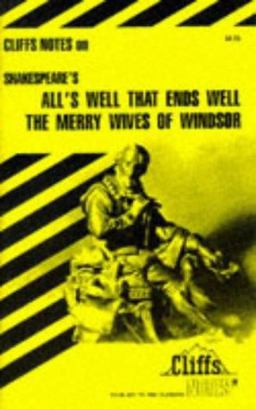 All's Well That Ends Well and the Merry Wives of Windsor  9780822000044 Front Cover