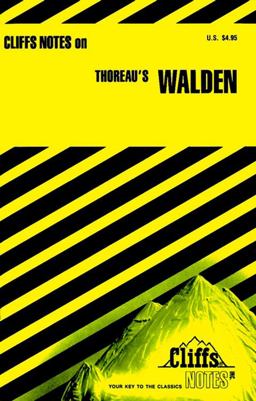 CliffsNotes on Thoreau's Walden  9780822013587 Front Cover