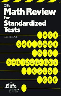 Math Review for Standardized Tests  9780822020332 Front Cover