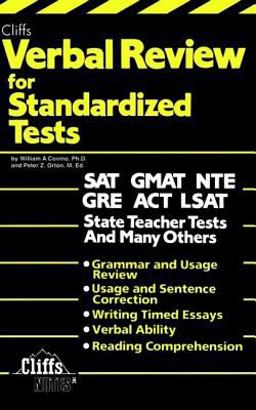 CliffsTestPrep Verbal Review for Standardized Tests