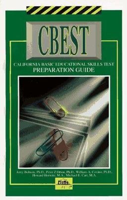CliffsTestPrep CBEST California Basic Educational Skills Test 5th 9780822020943 Front Cover