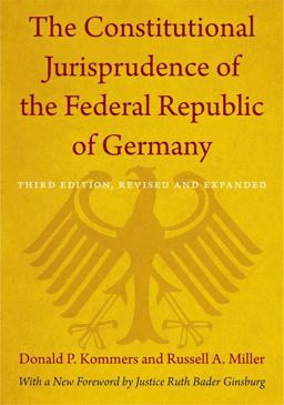 Constitutional Jurisprudence of the Federal Republic of Germany 3rd 9780822352662 Front Cover
