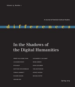 In the Shadows of the Digital Humanities In the Shadows of the Digital Humanities